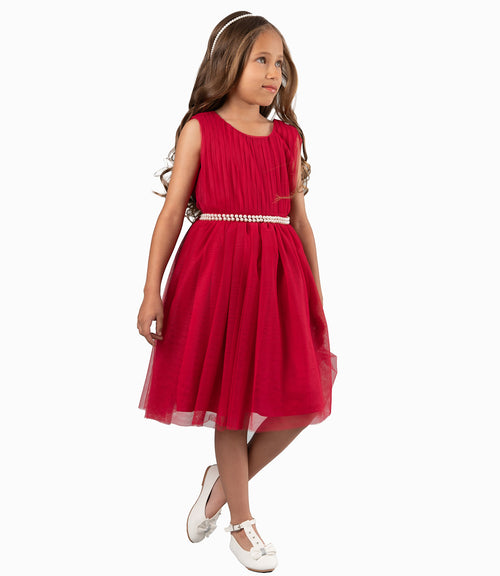Vestido Niña Formal 2 años / Rojo