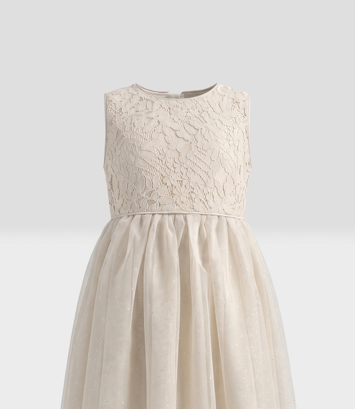 Vestido niña con tul 2 años / Dorado