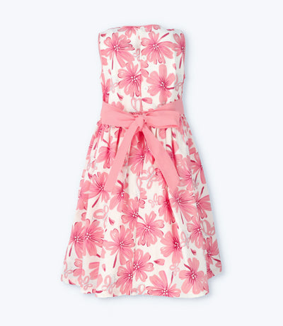 Vestido niña floreado 2 años / Rosado
