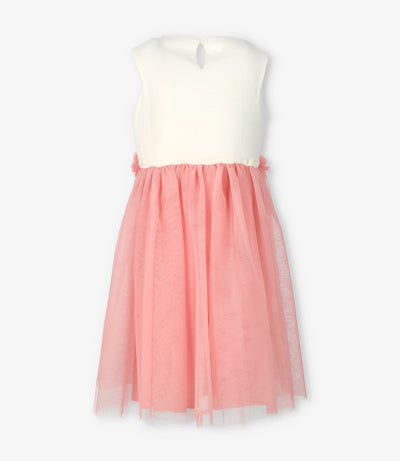 Vestido niña con flores 2 años / Rosado