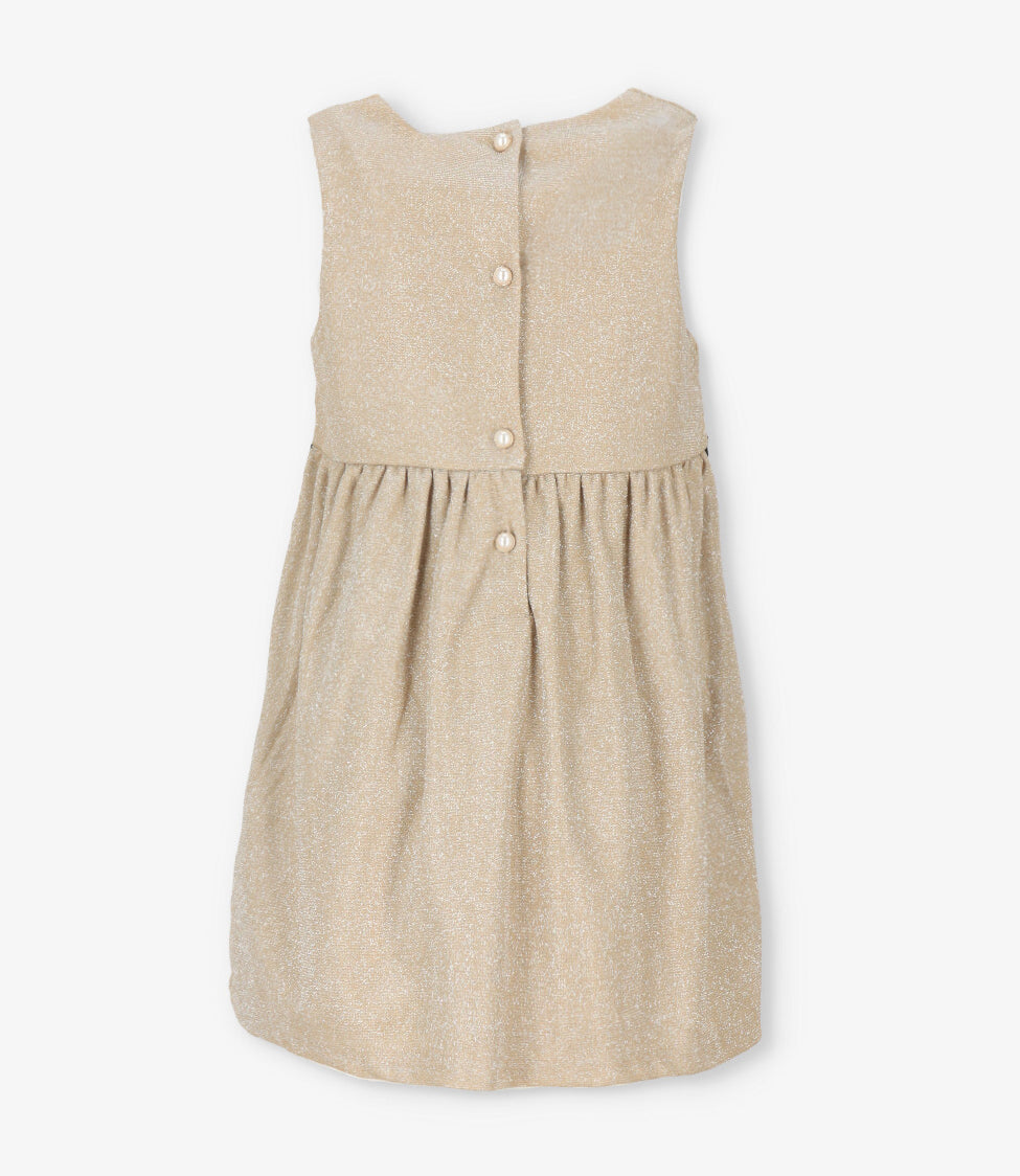 Vestido niña animal print 2 años / Beige