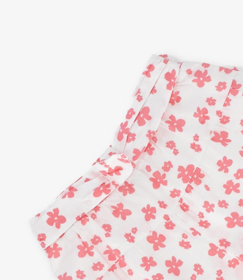 Short niña con lazos 2 años / Crudo