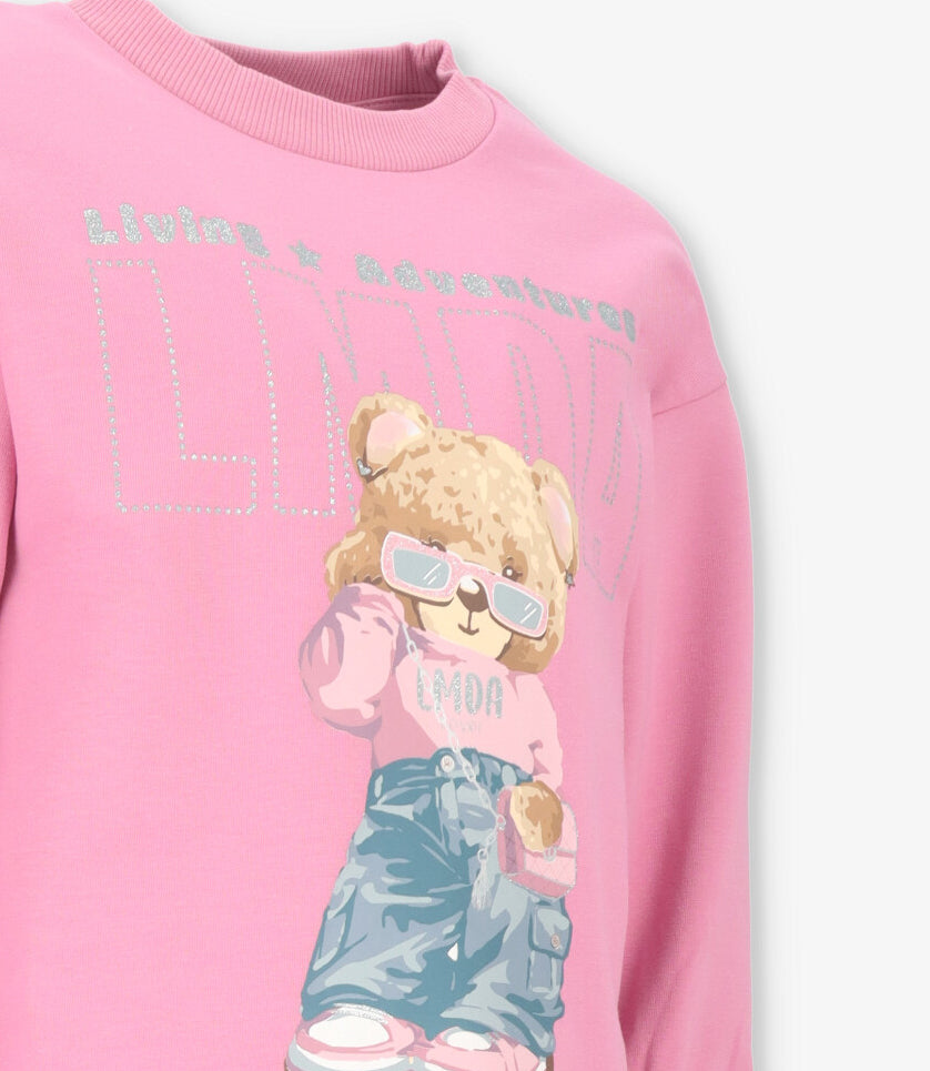 Conjunto niña con oso