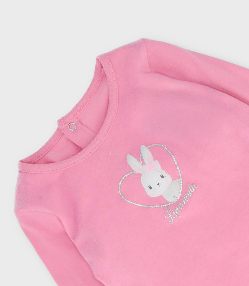 Polera bebé básica 3 meses / Coral