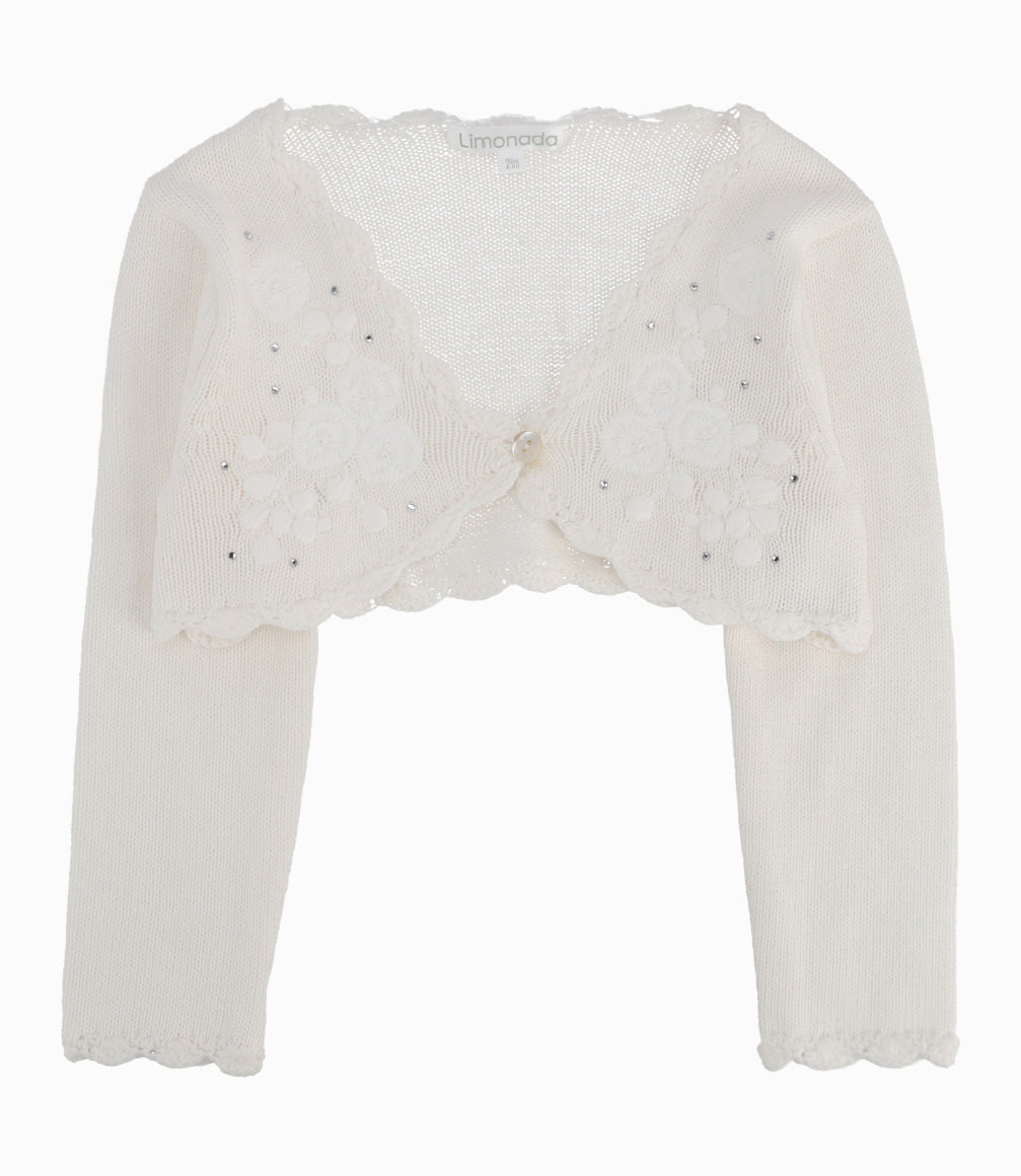 Chaleco Bebé Con Flores