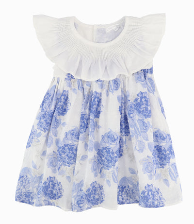 Vestido Bebé Floreado 3 meses / Celeste