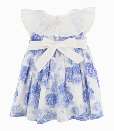 Vestido Bebé Floreado 3 meses / Celeste