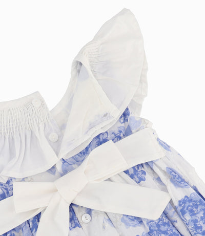 Vestido Bebé Floreado 3 meses / Celeste