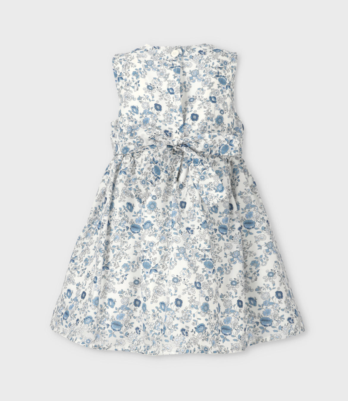 Vestido bebé floreado 3 meses / Azul Marino