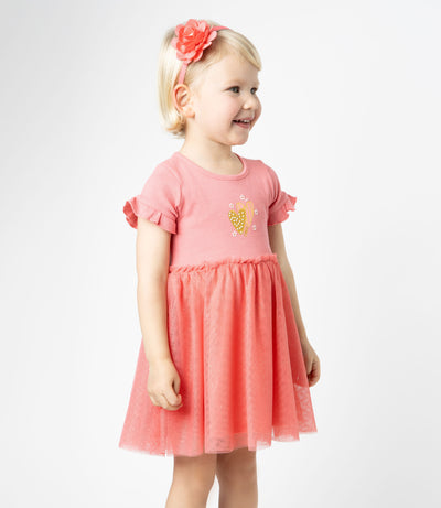 Vestido bebé acanalado