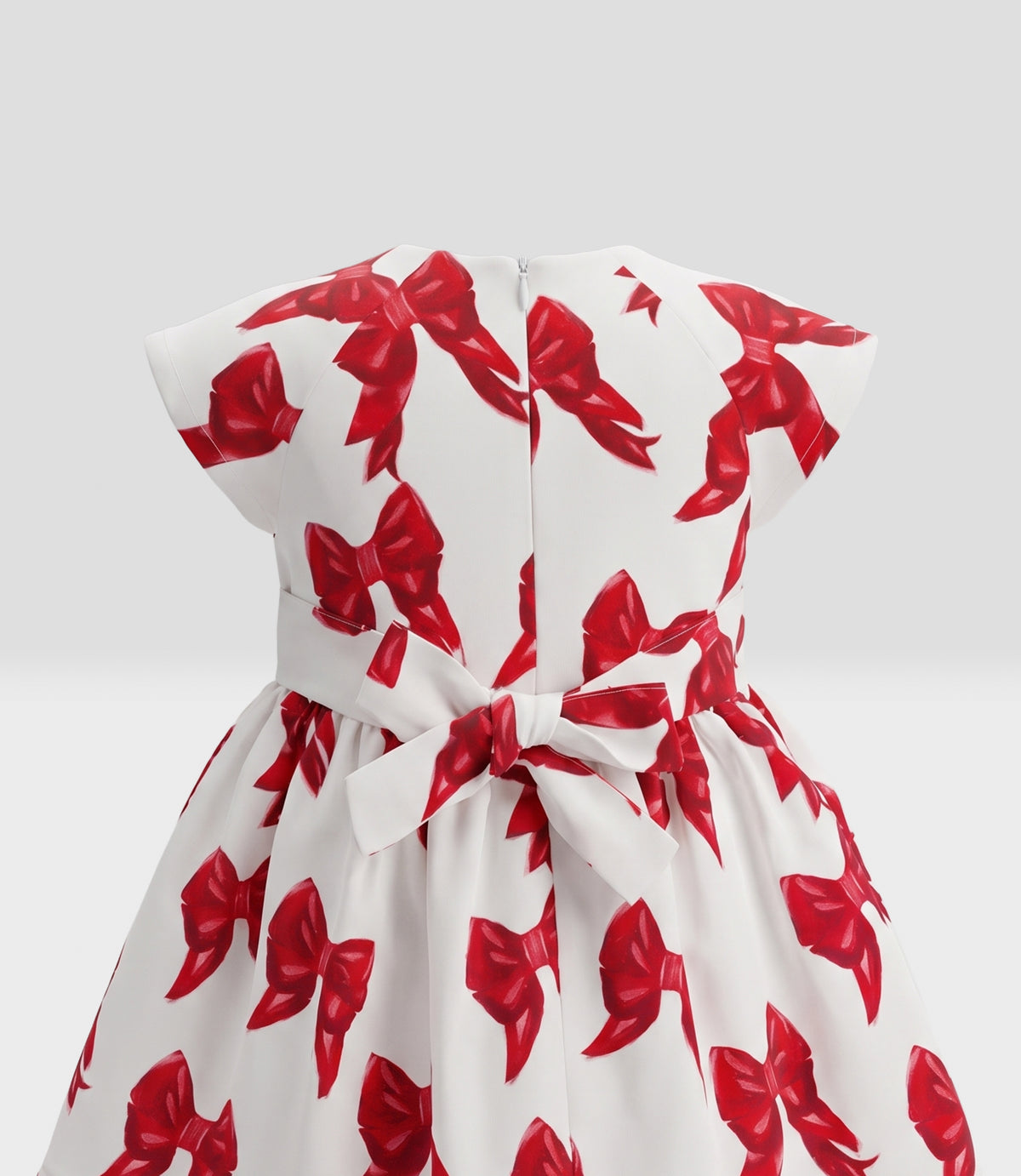 Vestido bebé con lazos 3 meses / Rojo