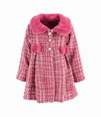 Conjunto bebé niña de vestido y abrigo