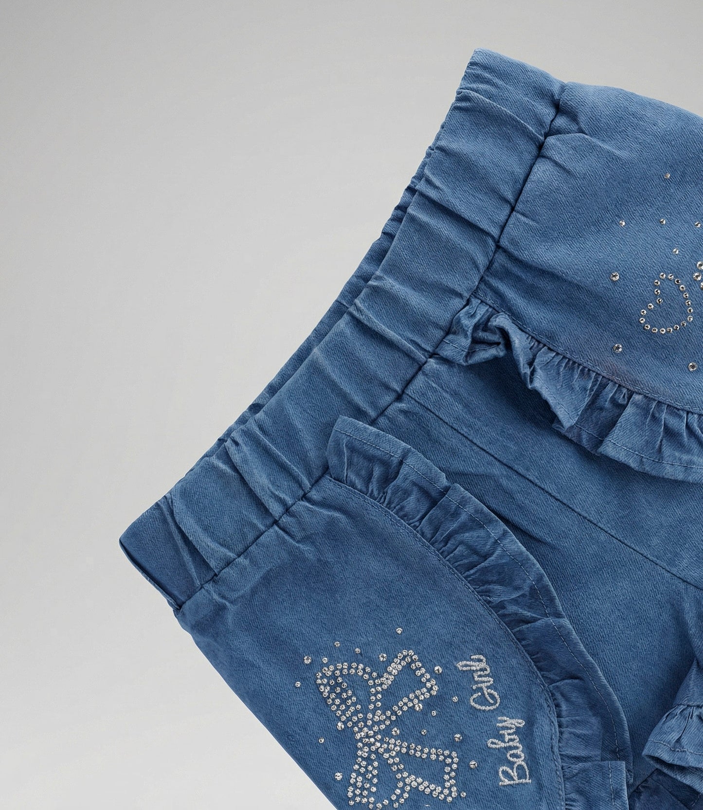 Short bebé con vuelos 3 meses / Azul Marino