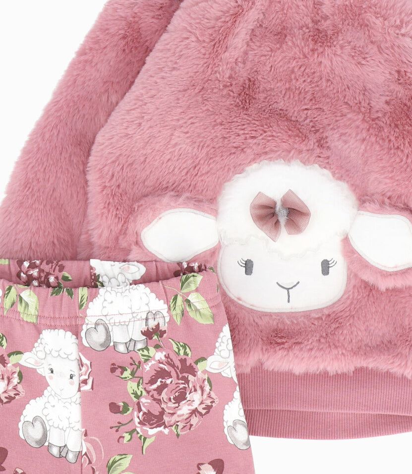 Conjunto bebé niña con oveja