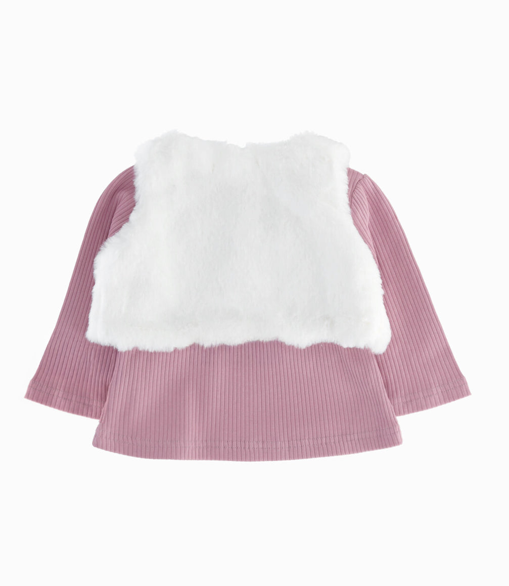 Conjunto bebé niña con bolero