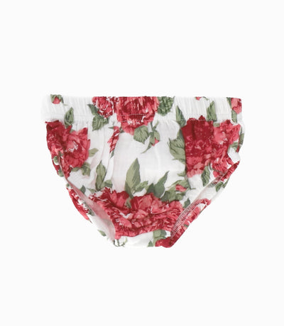 Vestido Recién nacida con flores 0 meses / Rojo