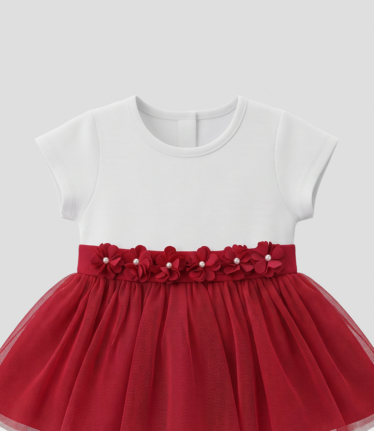 Conjunto recién nacida con tul 0 meses / Rojo