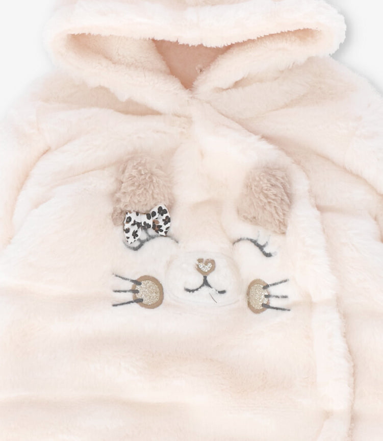 Saquito recien nacida con gatito 0 meses / Crudo