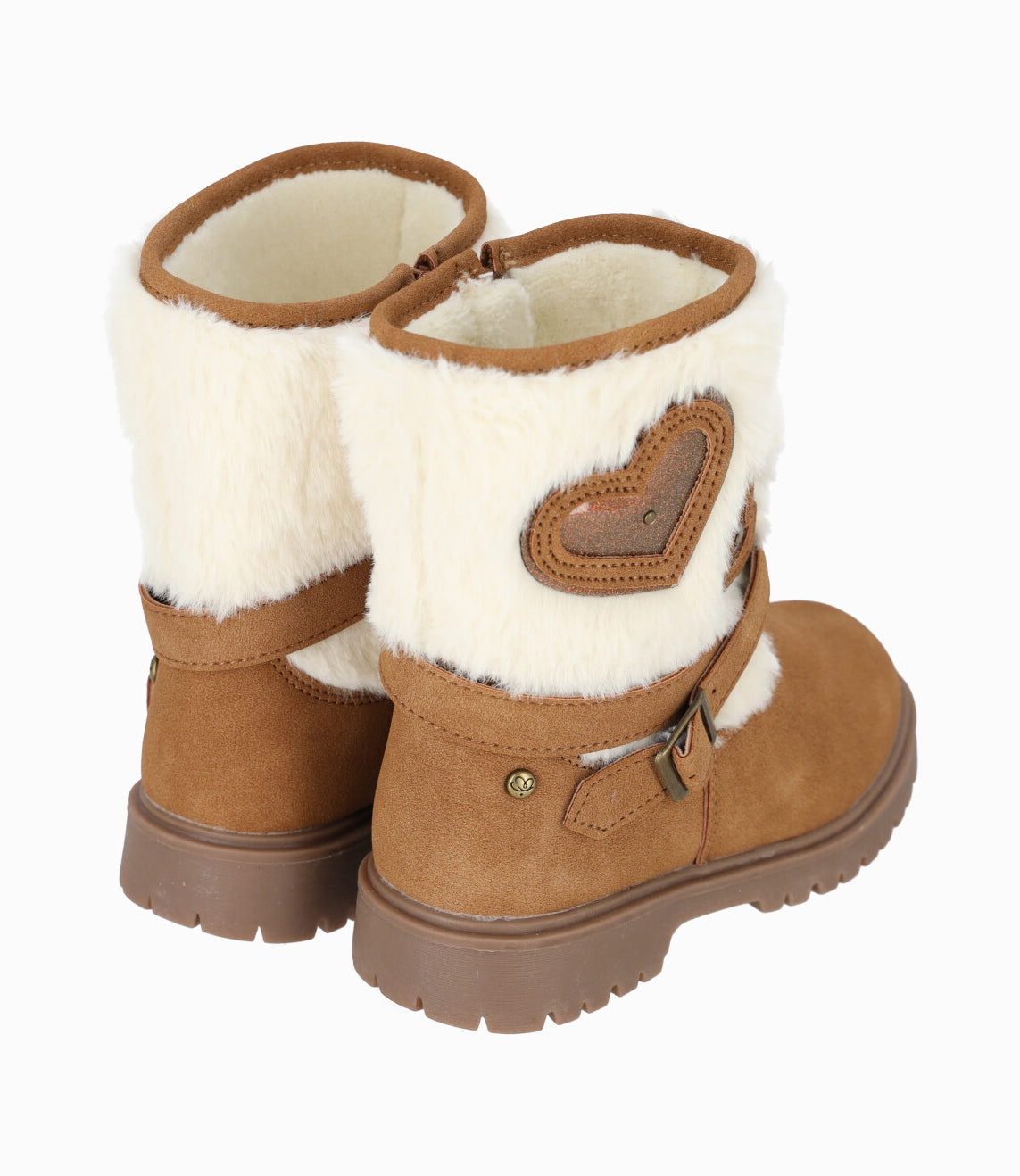 Bota niña con corazones 27 / Chocolate