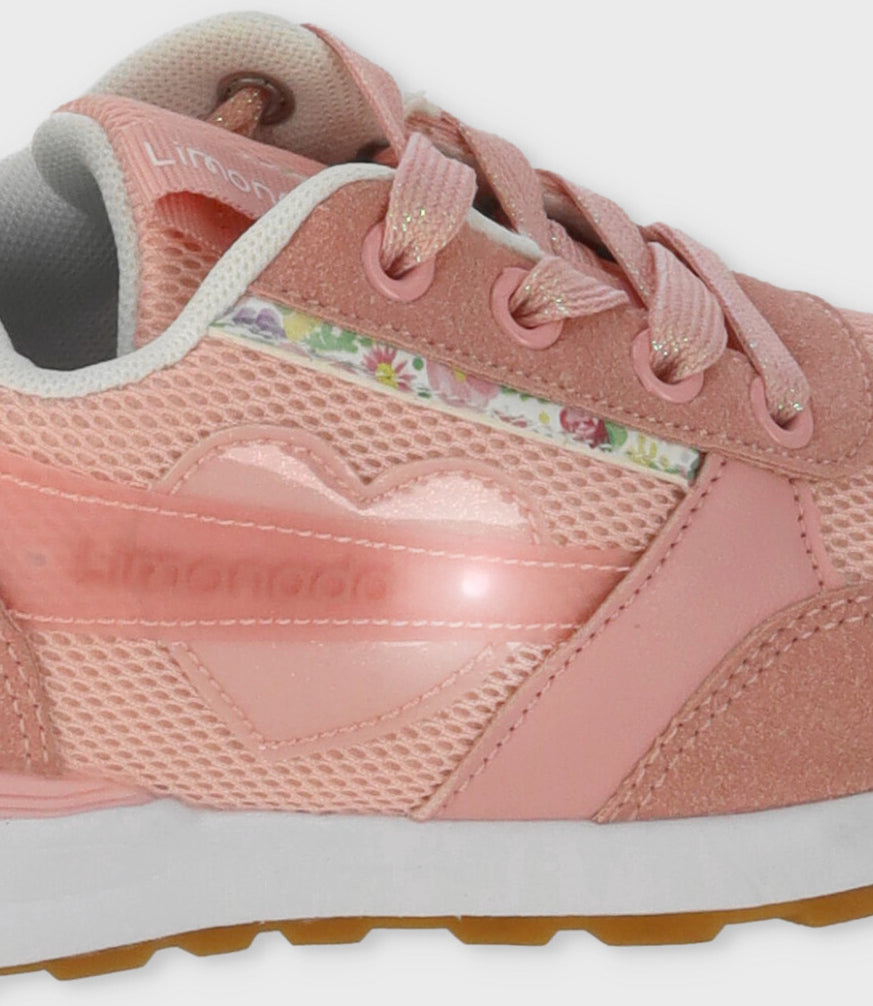 Zapatilla niña con luces 27 / Rosado