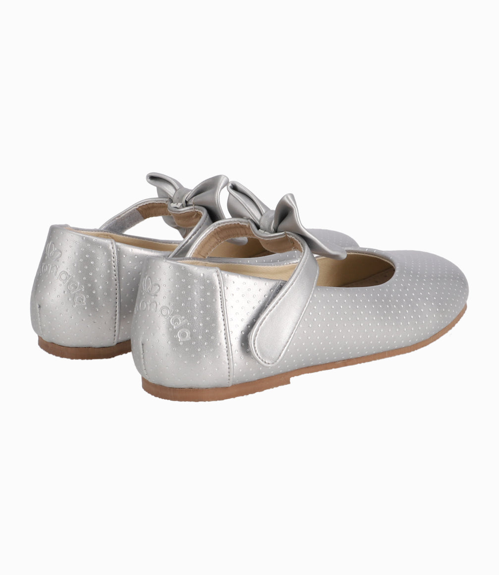 Bailarina Niña Con Lazo 27 / Plateado