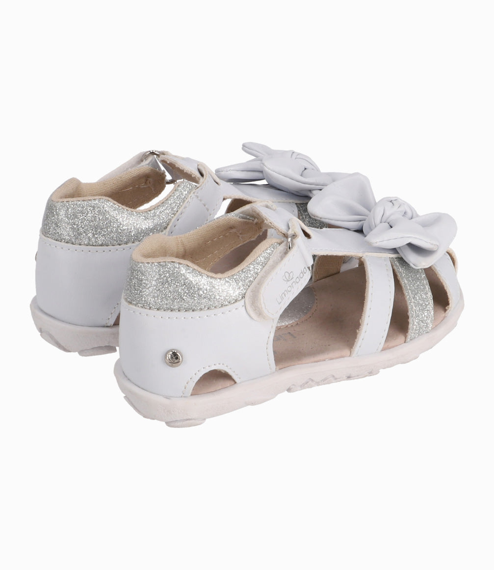 Sandalia Bebé Con Lazo