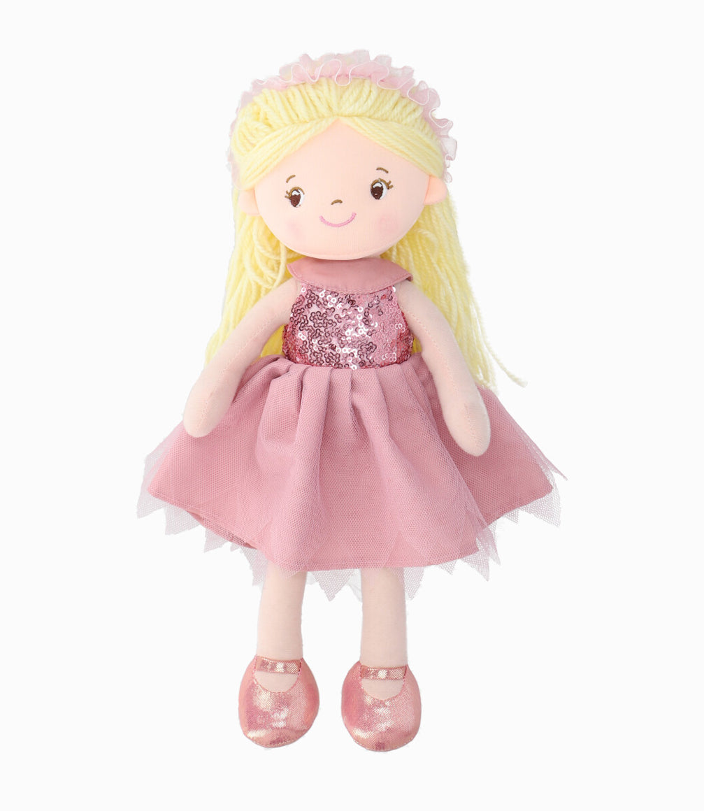 Muñeca niña con cintilo
