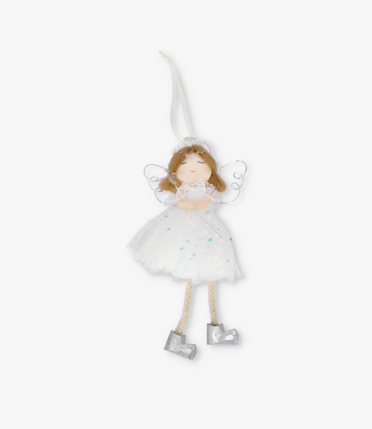 Muñeca niña hada Talla única / Blanco