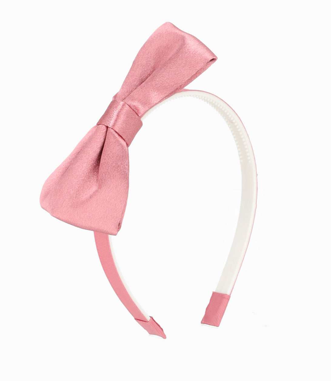 Cintillo niña con cinta Talla única / Palo Rosa