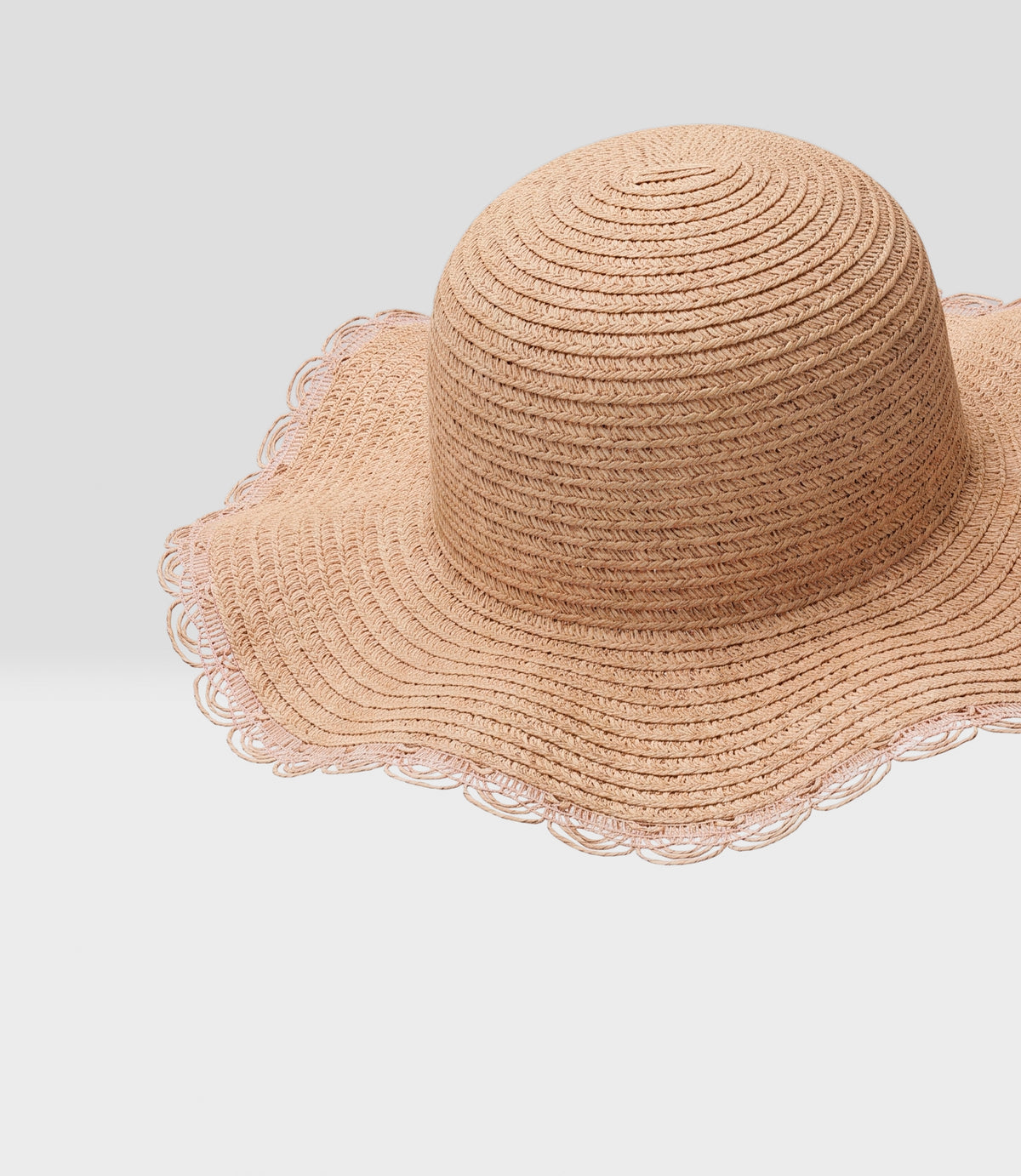 Sombrero niña con lazo 12-18 meses / Rosado