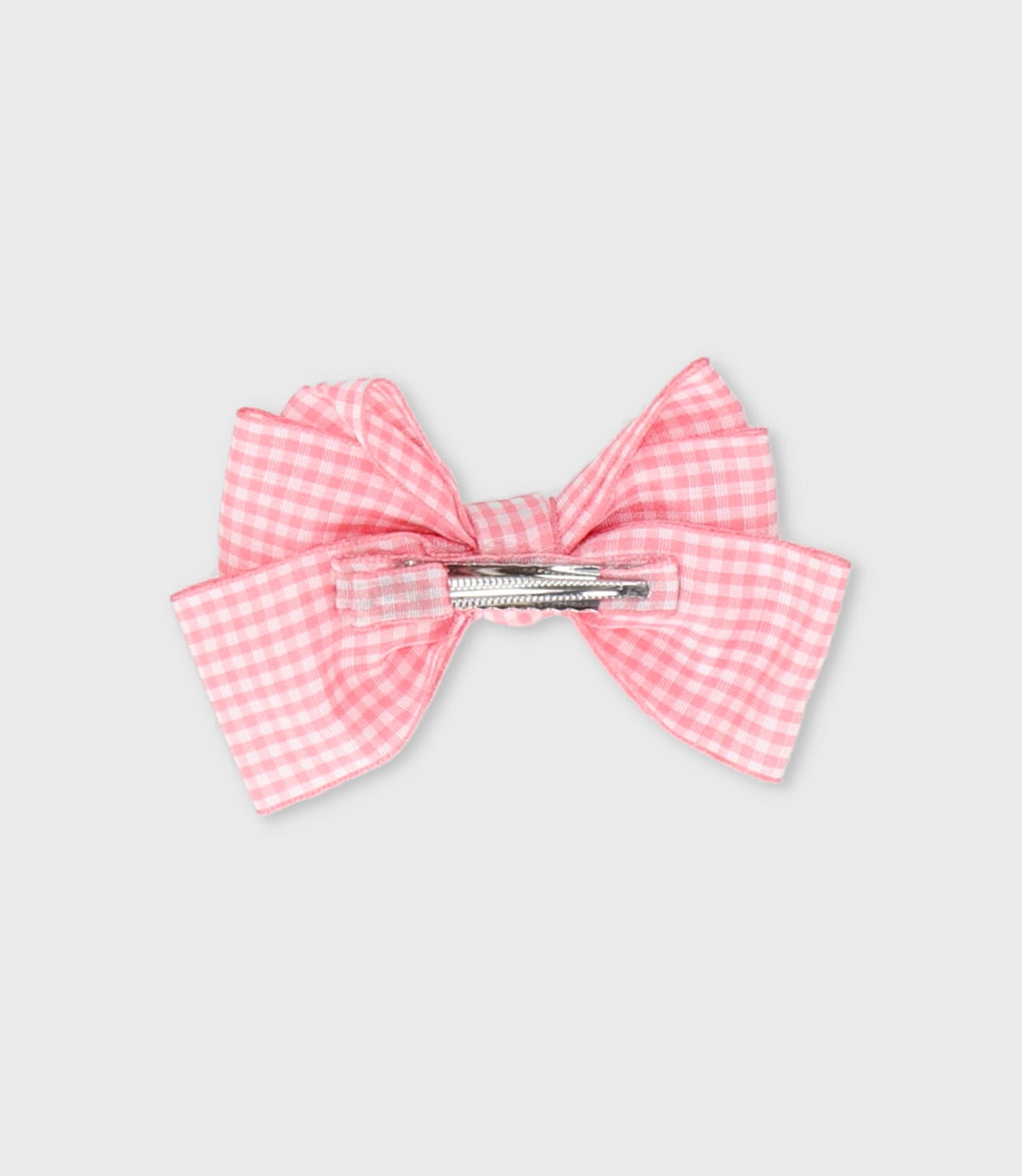 Pinche niña cuadrillé Talla única / Coral