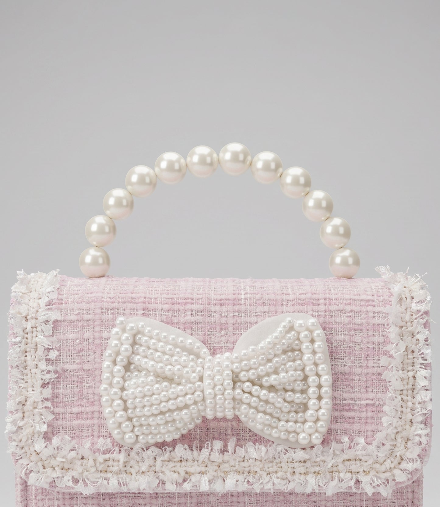 Cartera niña con lazo y perlas Talla única / Varios
