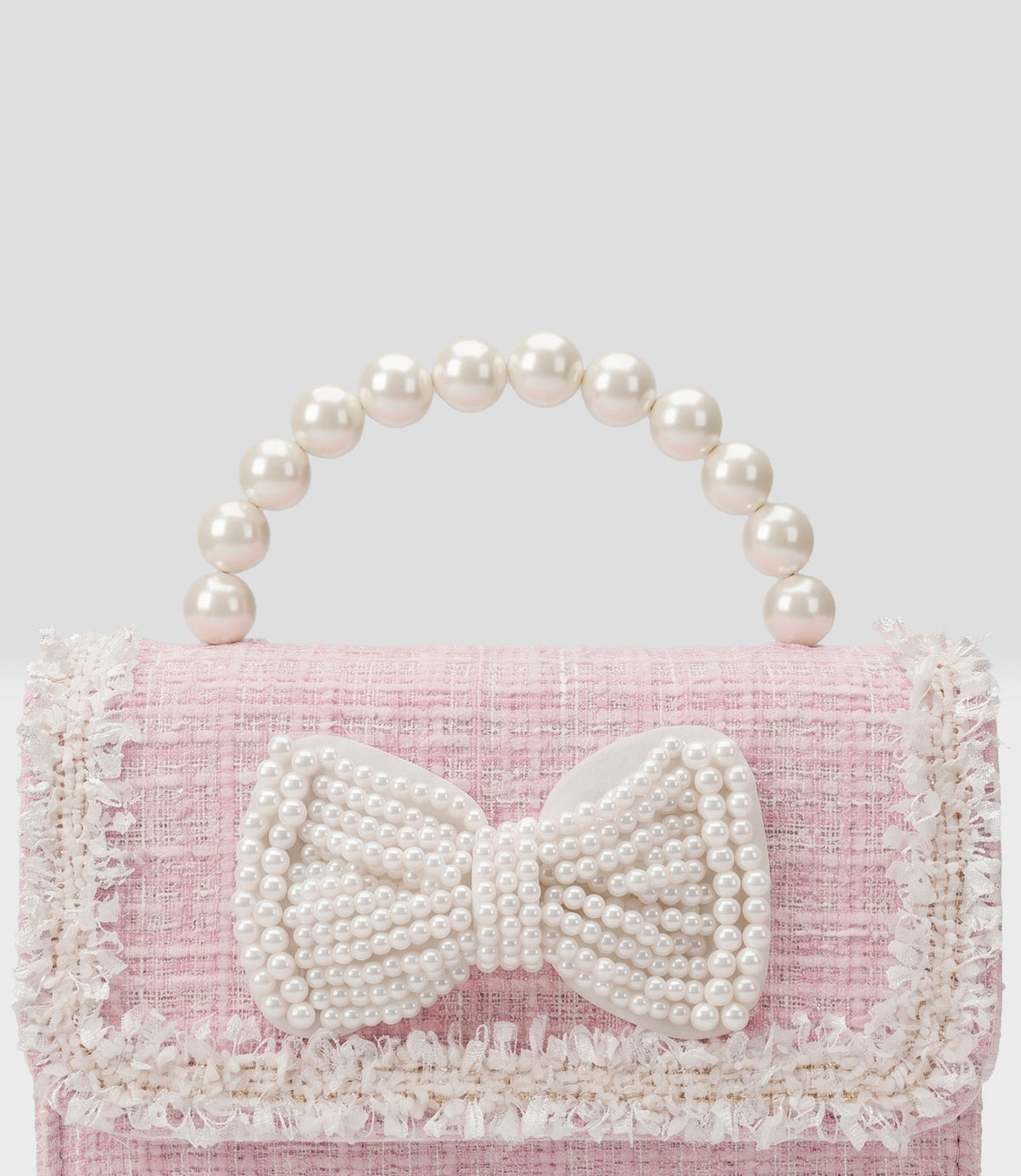 Cartera niña con lazo y perlas Talla única / Varios