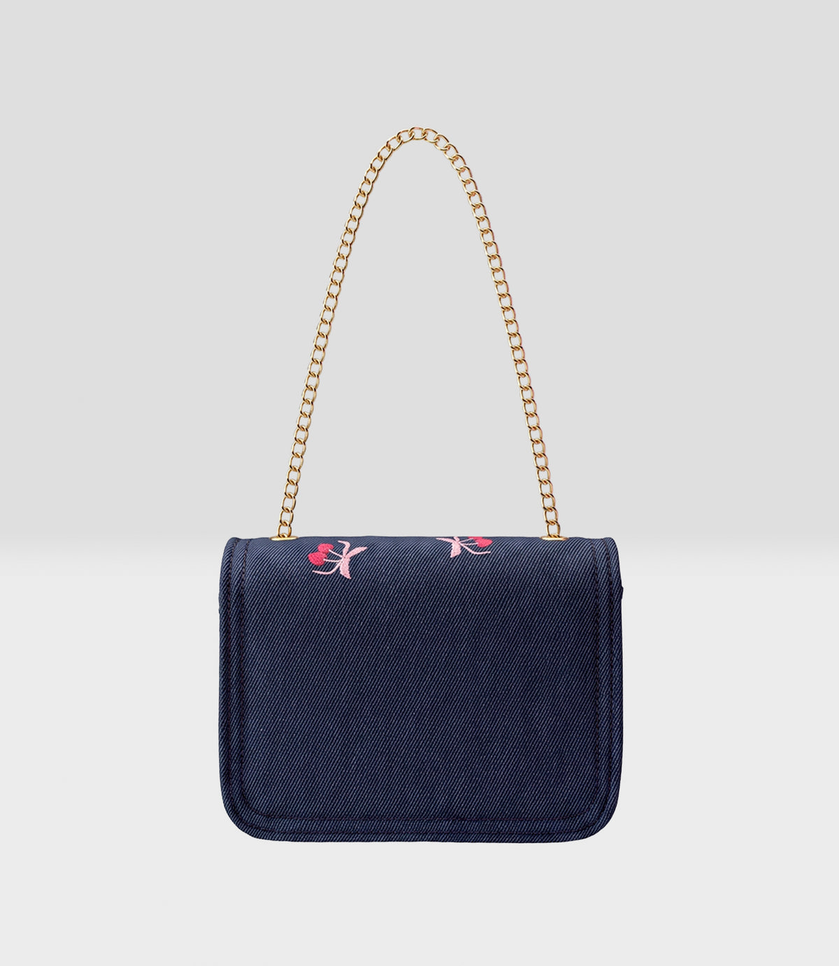 Cartera niña de denim Talla única / Azul Marino