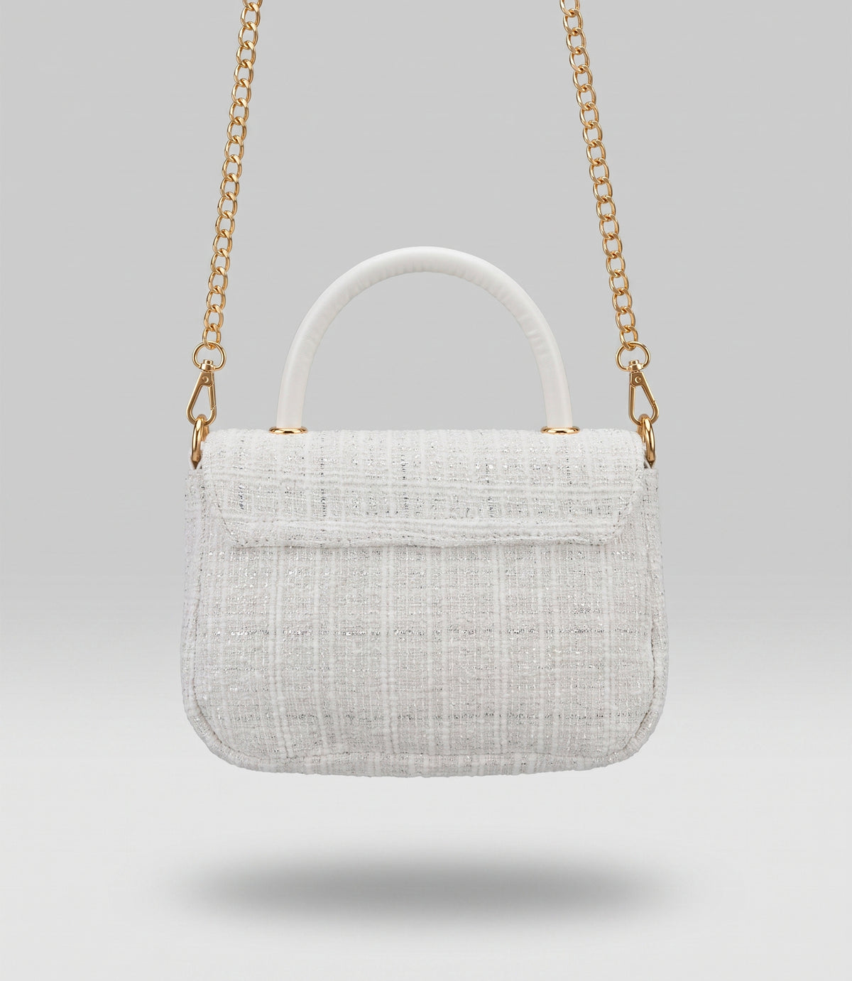 Cartera niña con dorado Talla única / Blanco