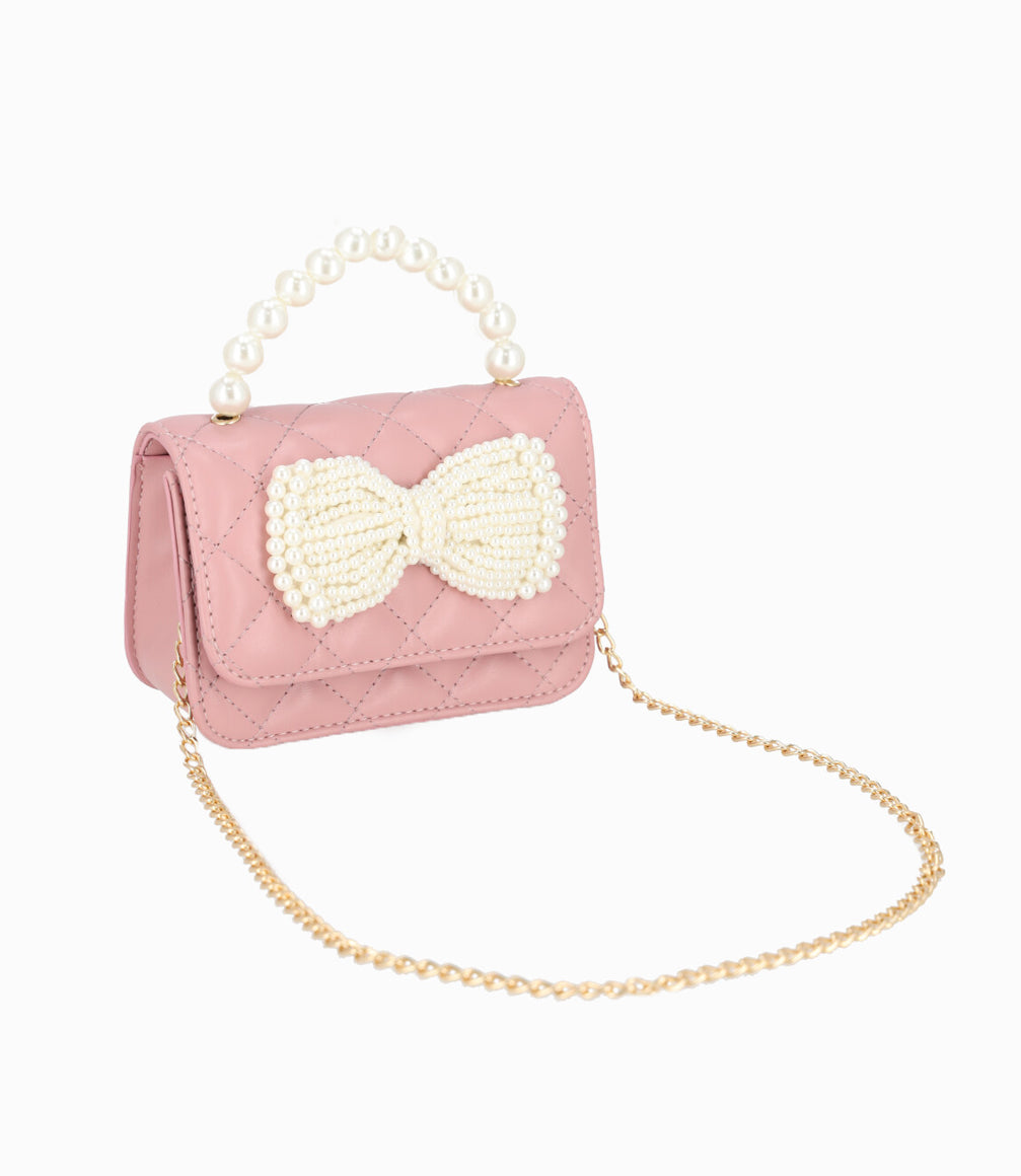 Cartera niña con cinta Talla única / Rosado