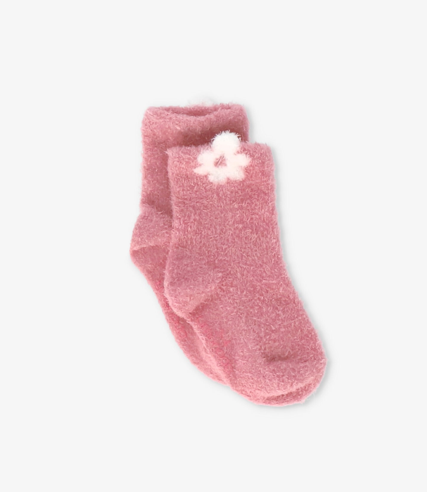 Calcetín niña de polar 0-1 años / Palo Rosa