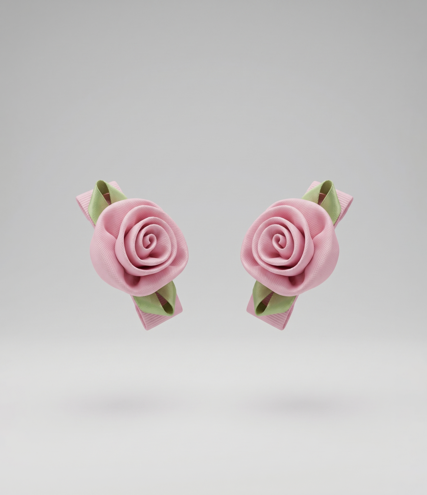 Pinche recién nacida con flores Talla única / Rosado