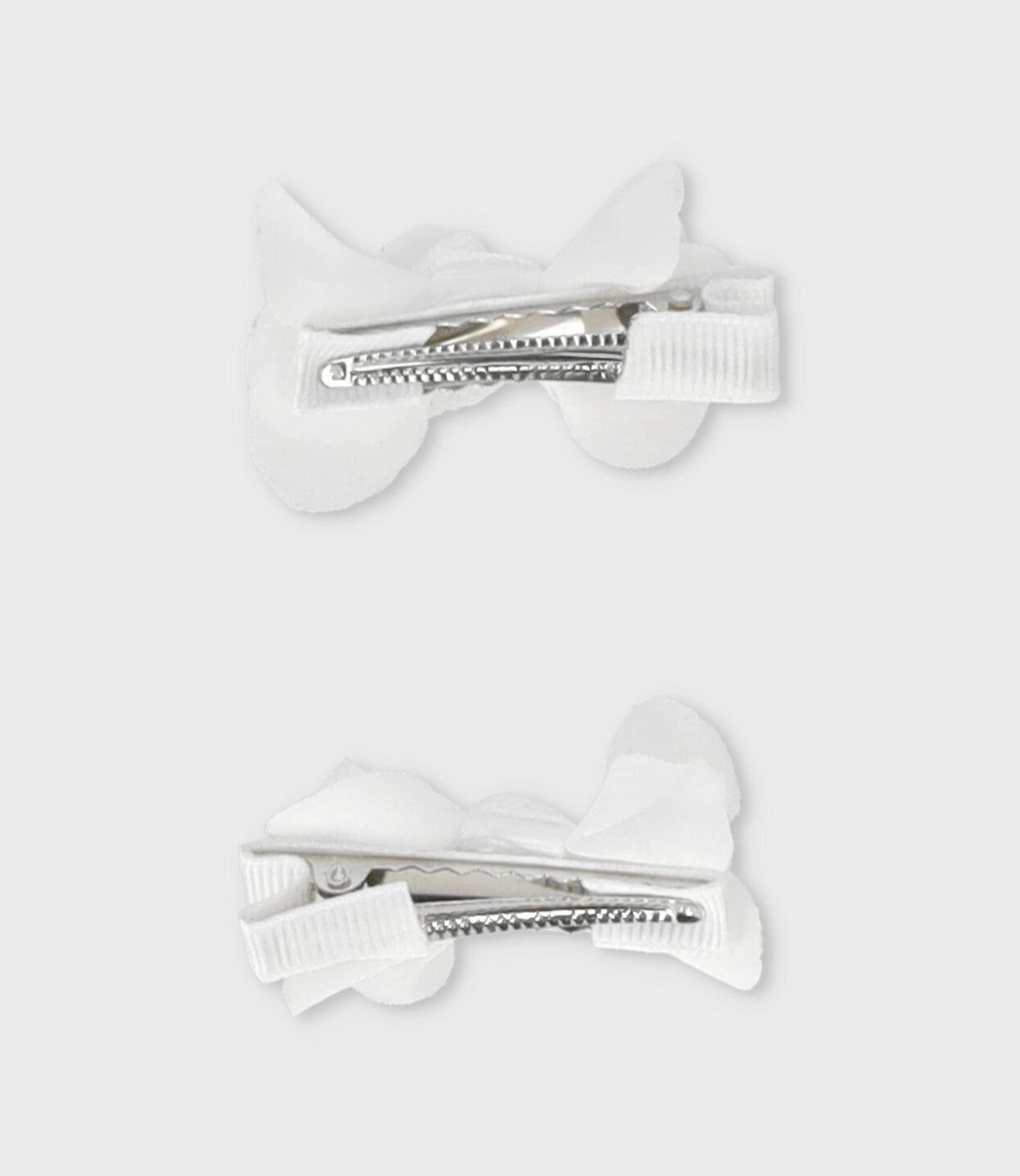 Pinche recién nacida con lazo Talla única / Blanco