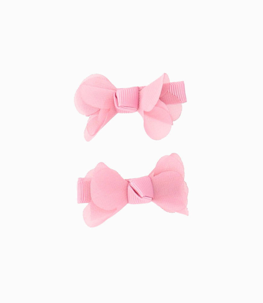 Pinche recién nacida con lazo Talla única / Palo Rosa