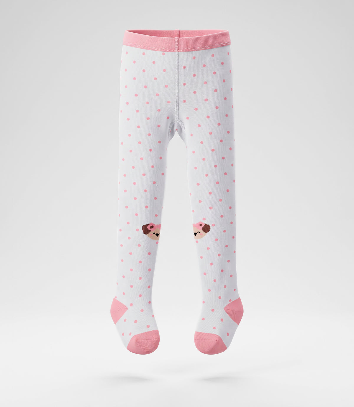 Panty recién nacida de algodón con lazo 6-12 meses / Blanco