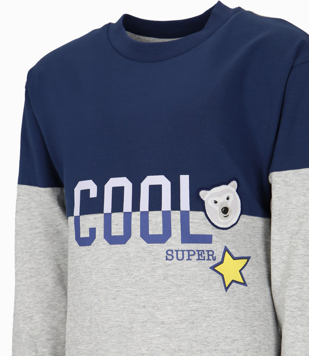 Polera niño cool 2 años / Azul