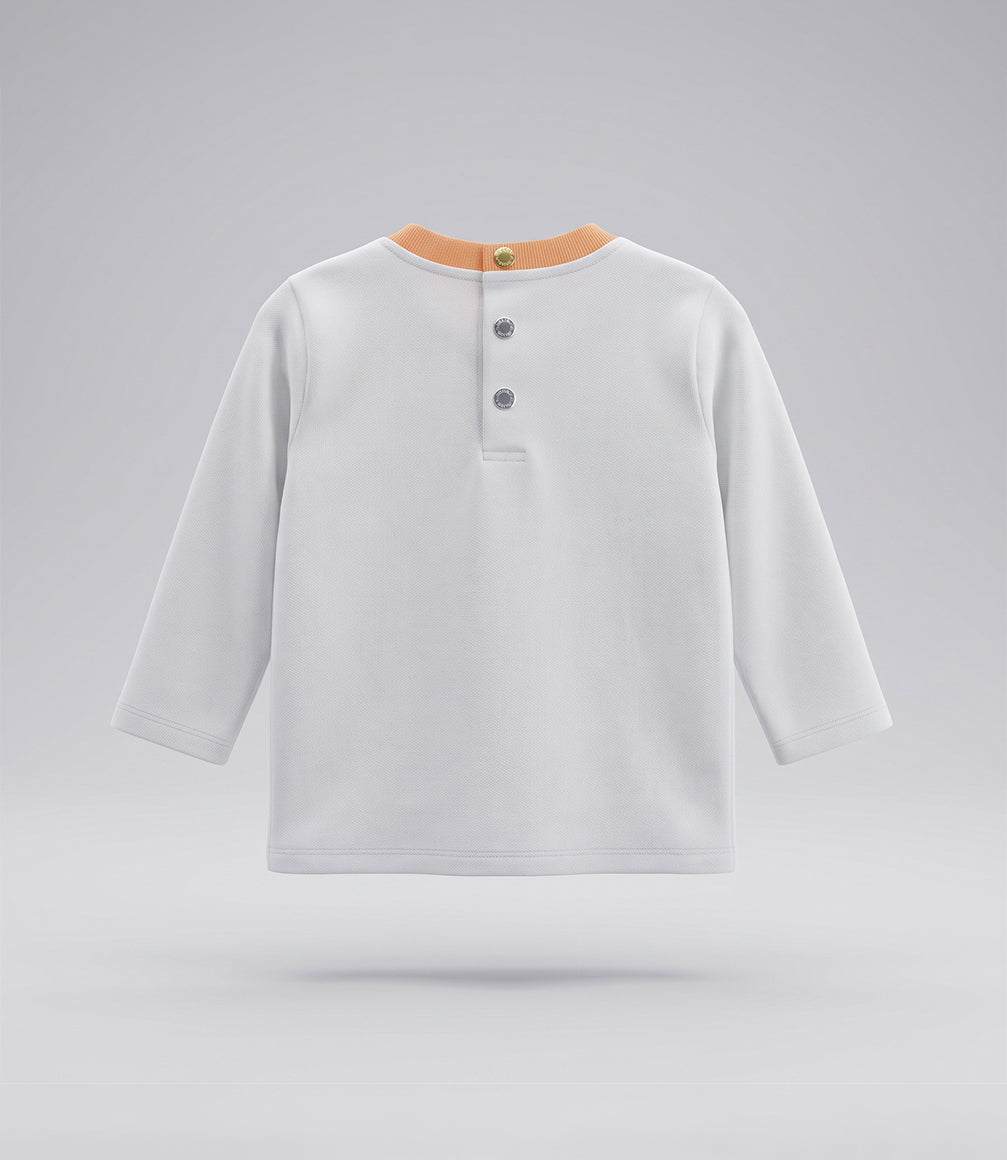 Polera bebé niño travel 6 meses / Crudo