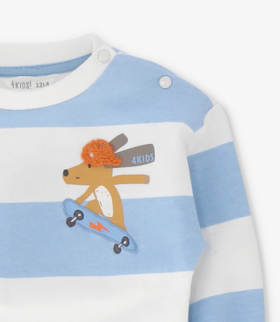 Polerón bebé niño skate