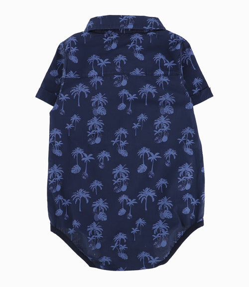 Camisa Bebé Niño Con Diseño Azul Marino 6 meses / Azul Marino