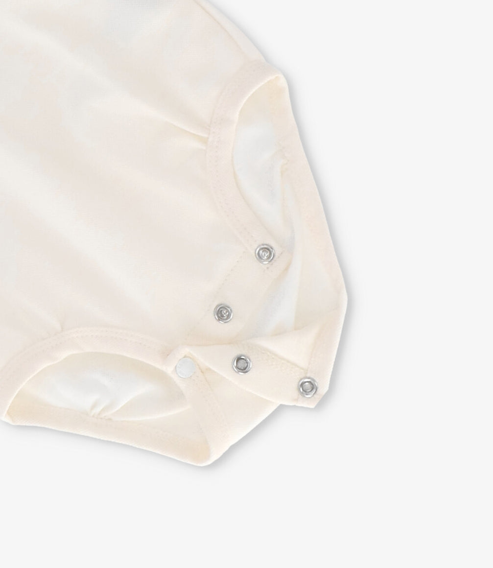 Body recién nacido piqué 0 meses / Beige