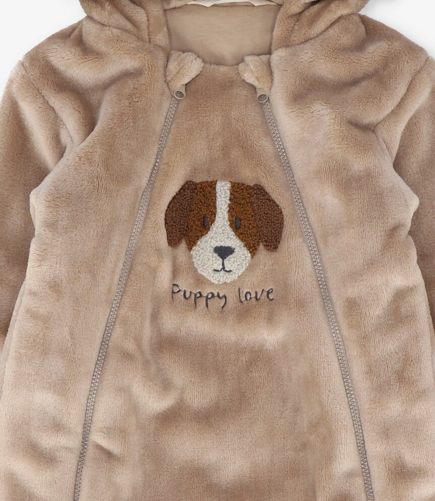 Saquito recién nacido puppy love 0 meses / Café