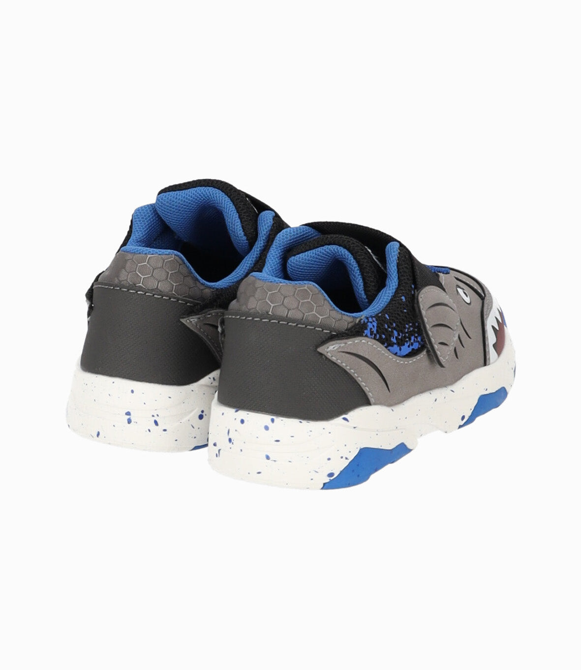 Zapatilla bebé niño con tiburón 19 / Gris