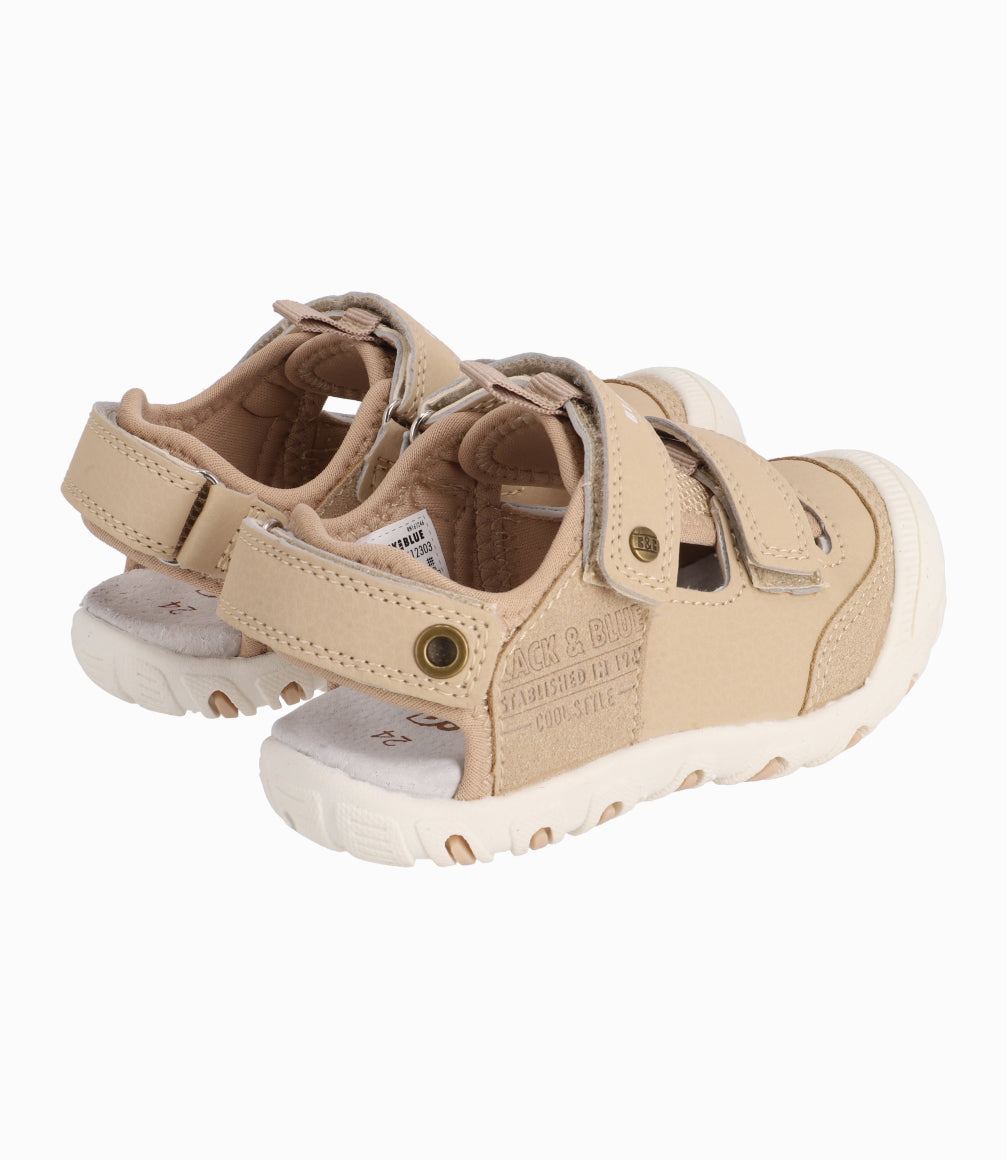 Sandalia Bebé Cangrejera Black and Blue Beige