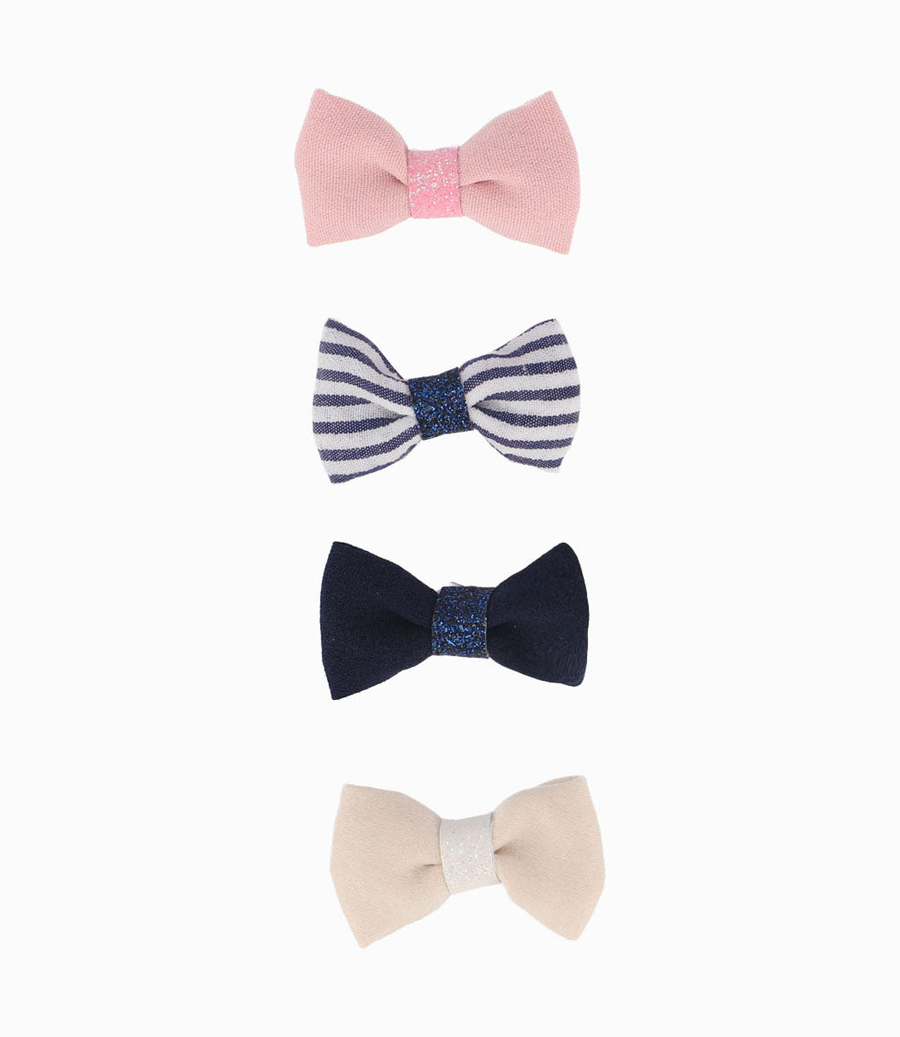 Set 4 Pinches Con Lazo Recién Nacida Varios 4 Kids